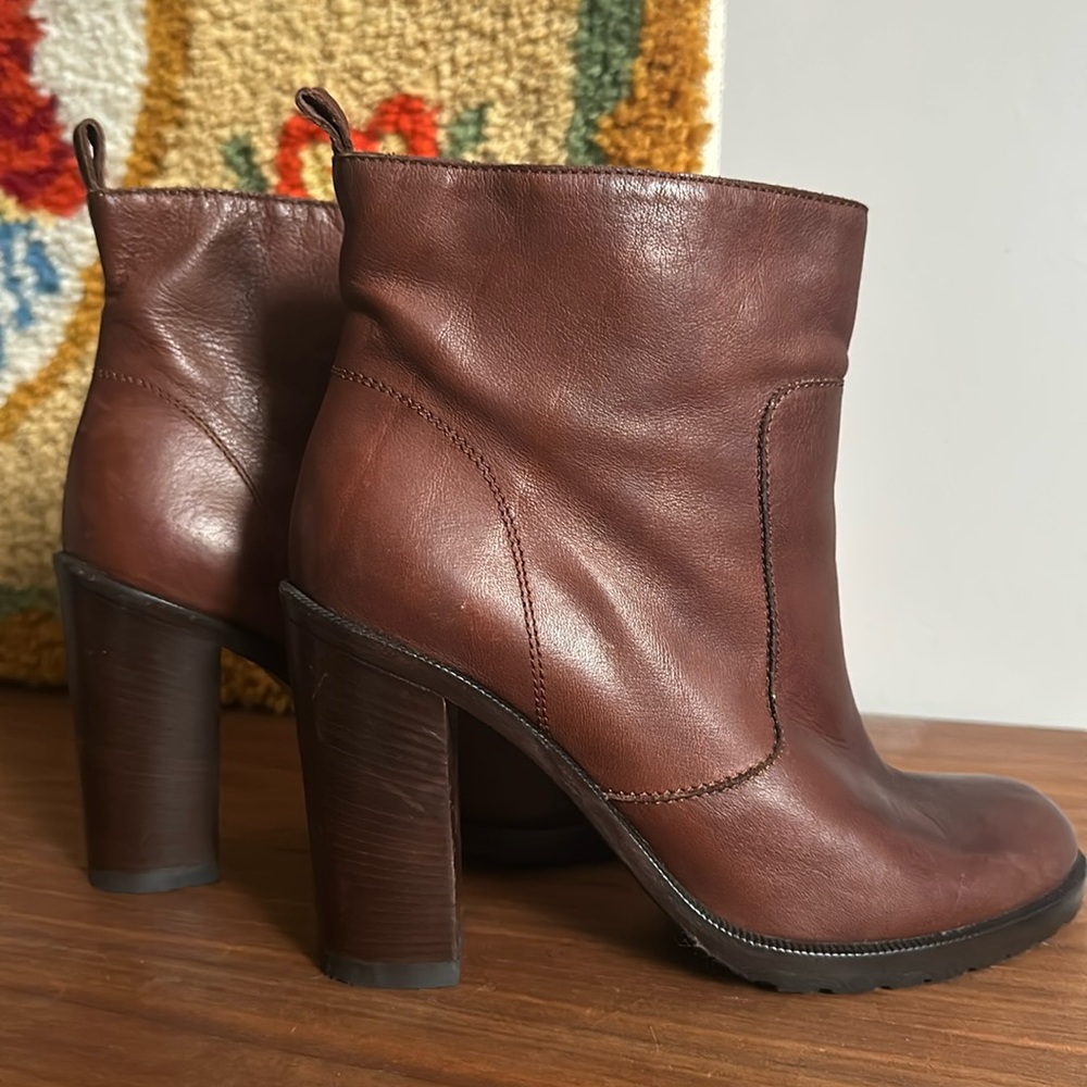 Maison Martin Margiela Brown Leather Boots Size 38/8 US
